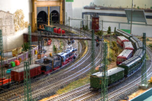 Railway model in Hamburg