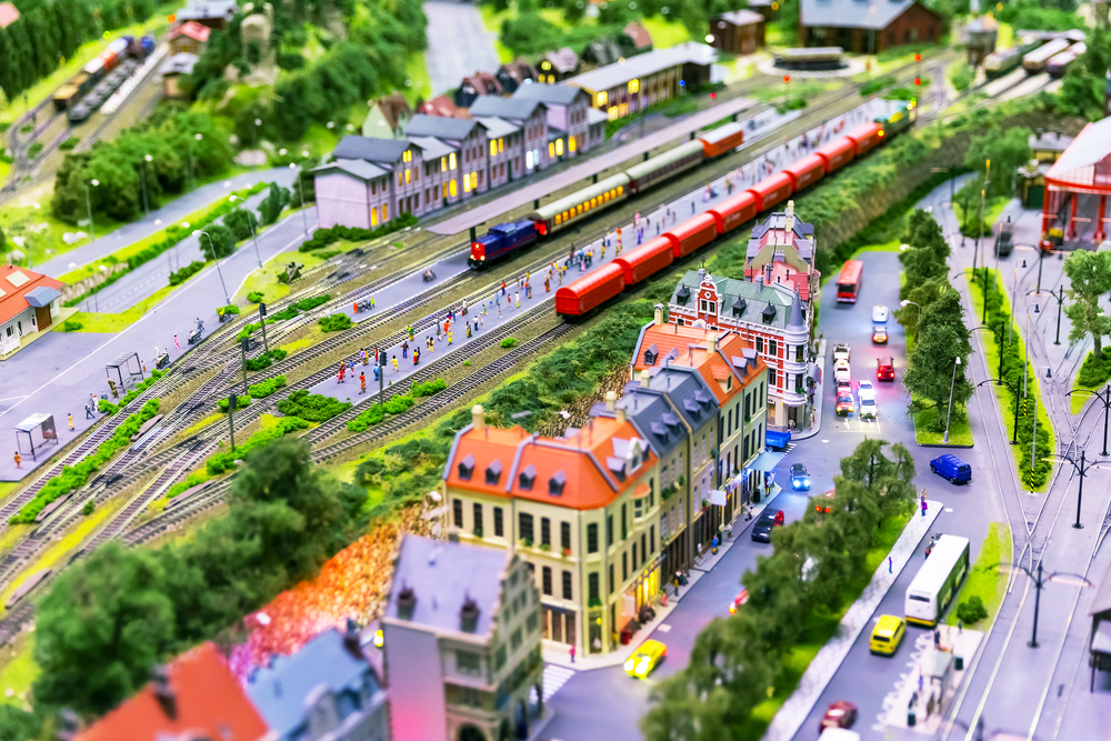 Train Layout With Village
