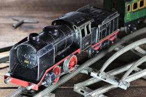 Black Railway Model Train