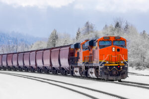 Locomotive in the Winter