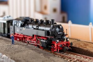 Close Up Model Train